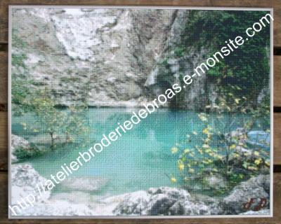 Fontaine de vaucluse pixel filigrane