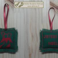 Chaussette Rouge sur Vert