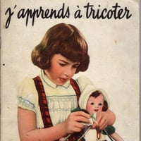 J apprends à tricoter