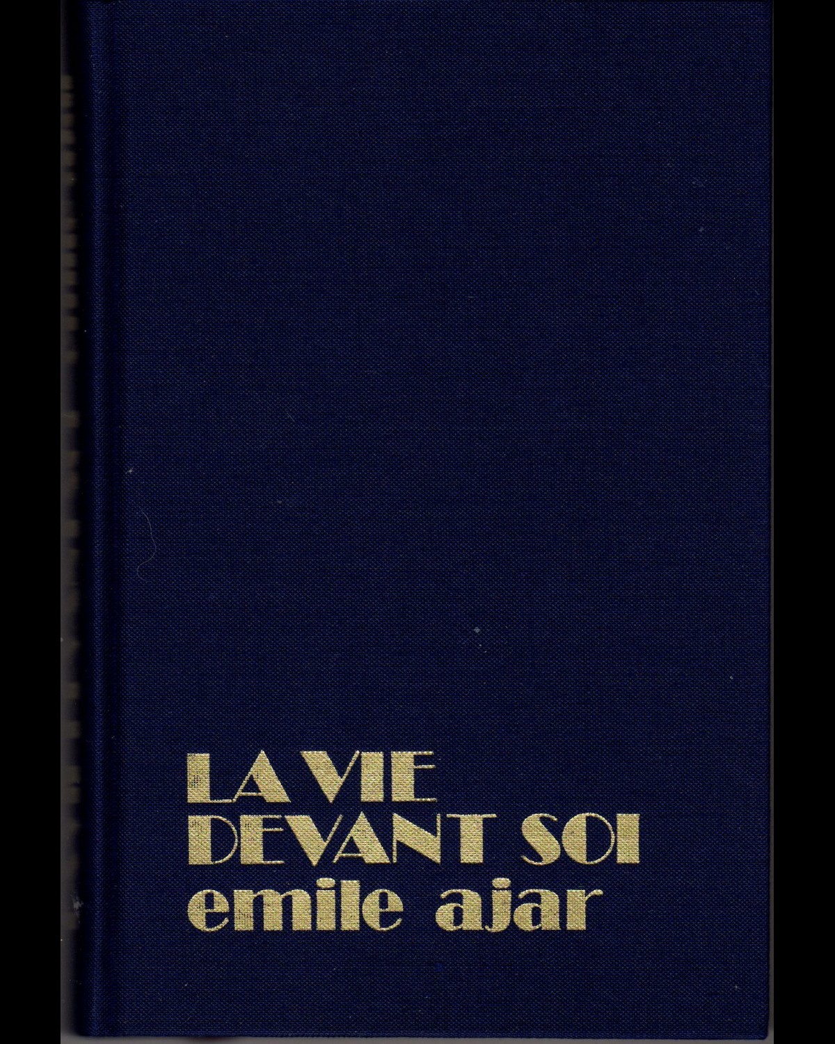La vie devant soi