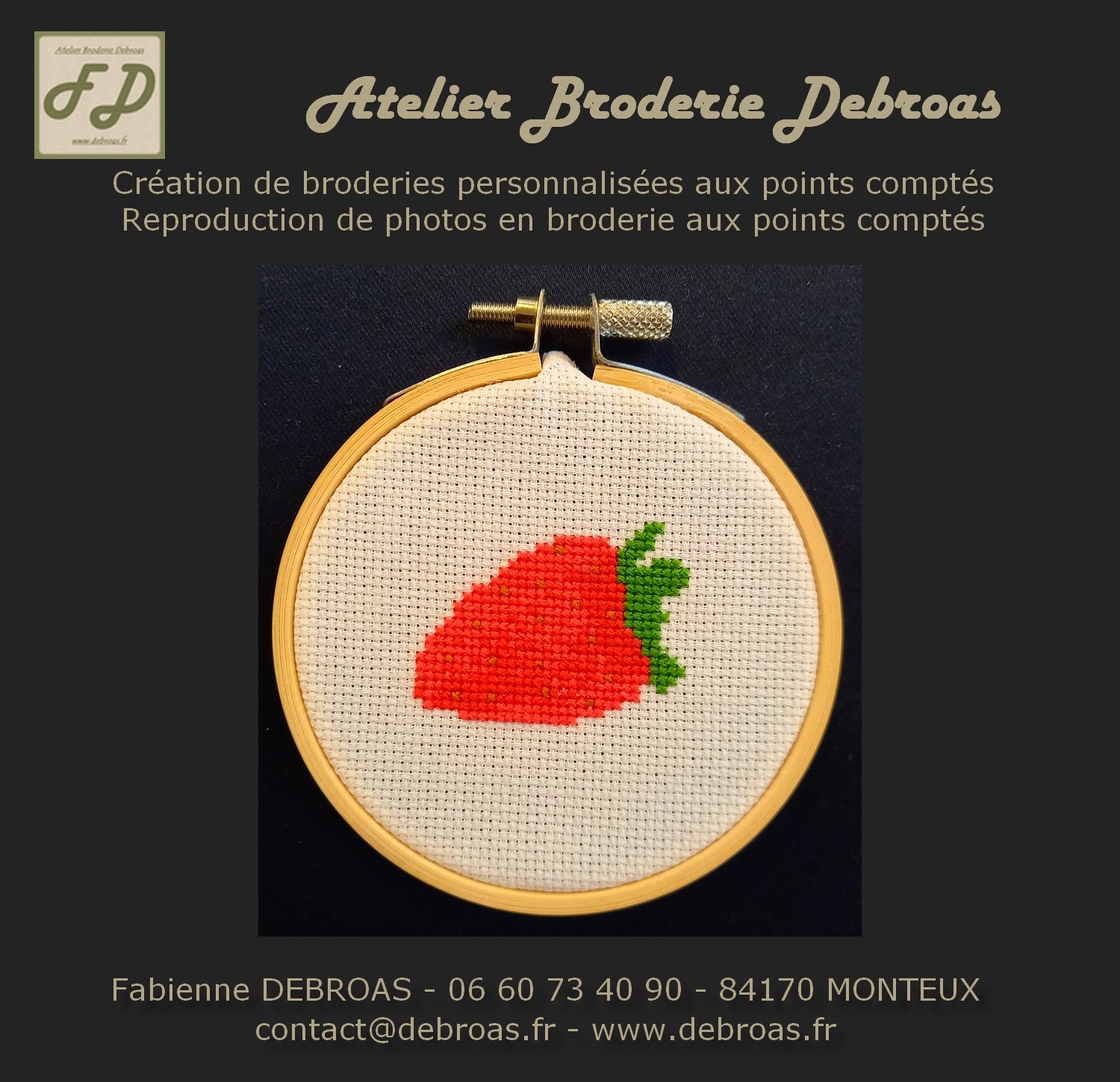 Ta08fra100 tambours 80 mm fraise toile blanche signature
