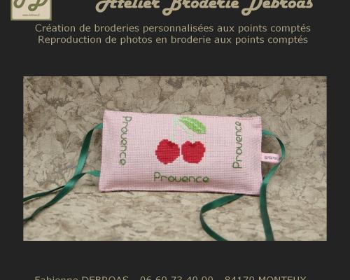 Bpcer4042 bloque porte cerises toile rose 1