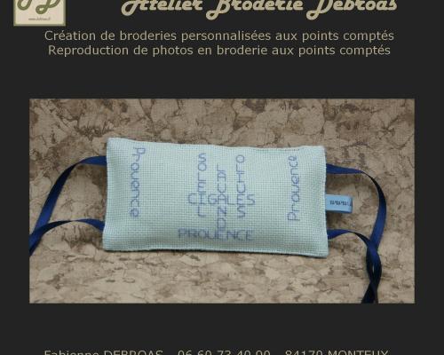 Bpmot5018 bloque porte mots croises toile bleue