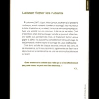 Laisser flotter les rubans v