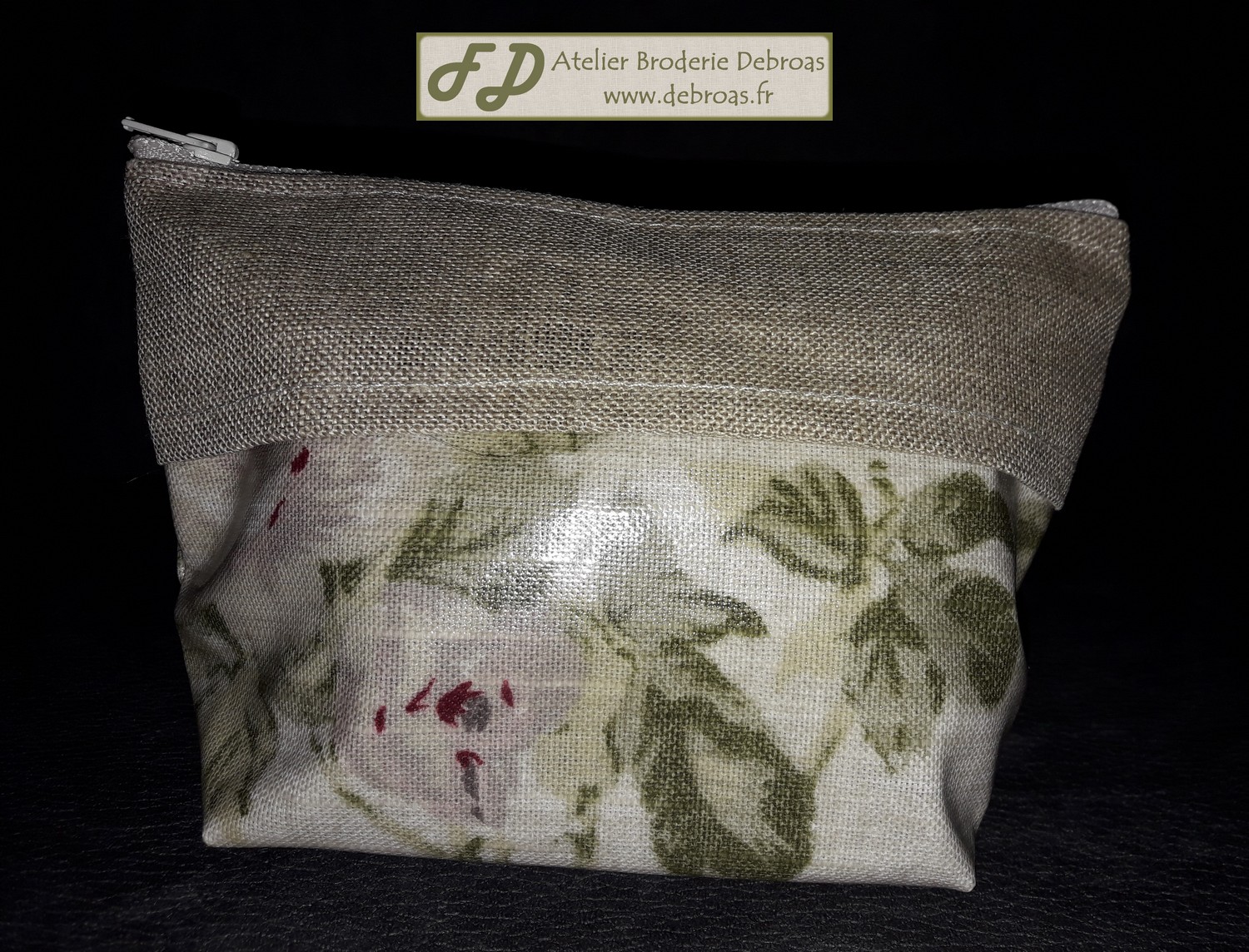 Lbdd tce10 trousse fleur coton enduit