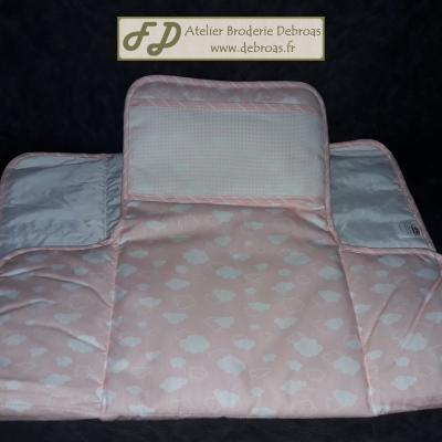 Lmc dm rs2599r matelas a langer nuage rose