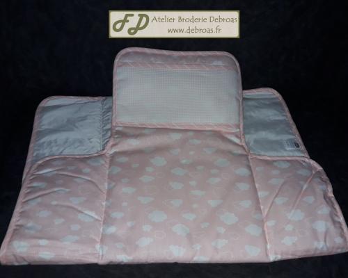 Lmc dm rs2599r matelas a langer nuage rose