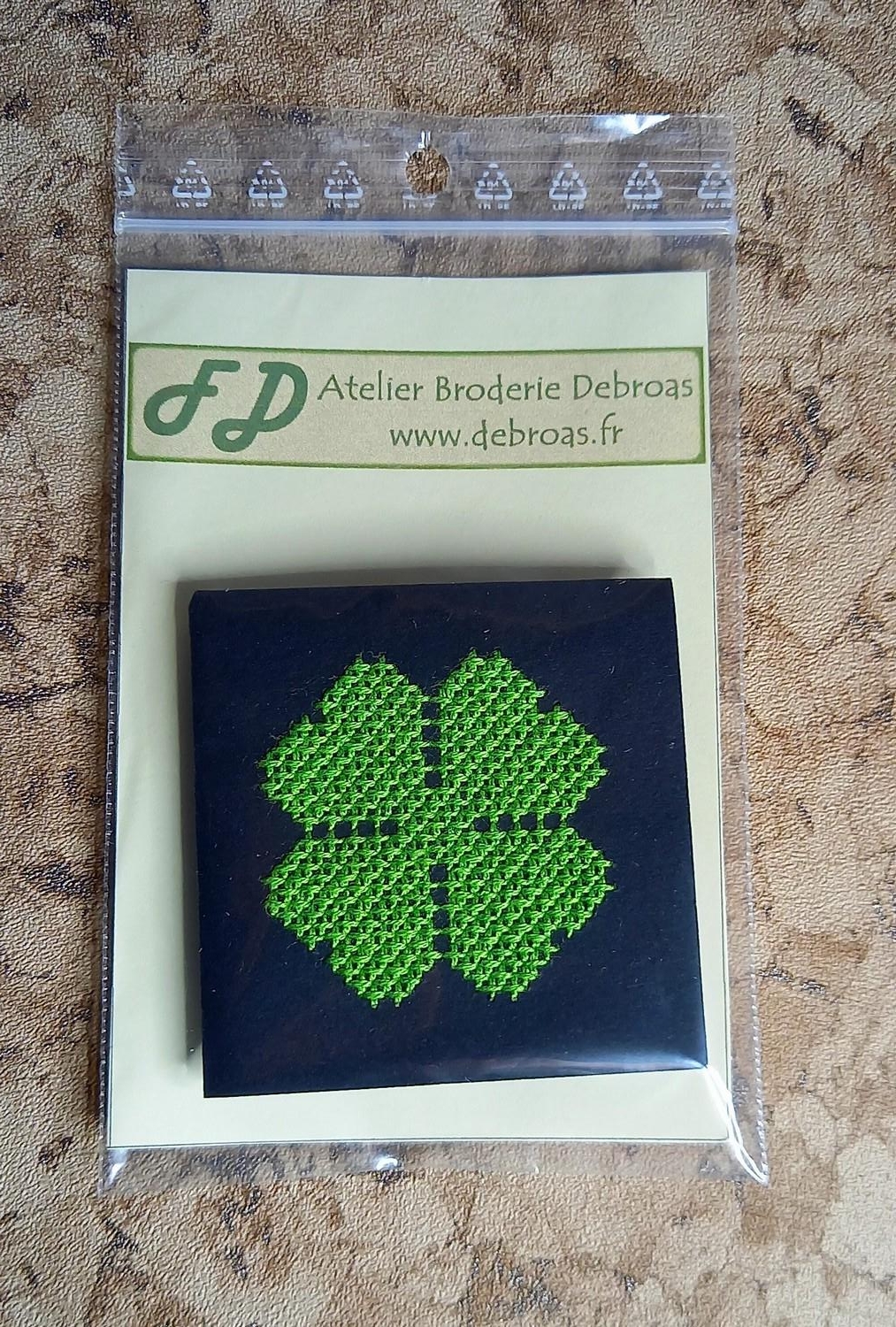 Marque page trefle 4 feuilles sachet 1