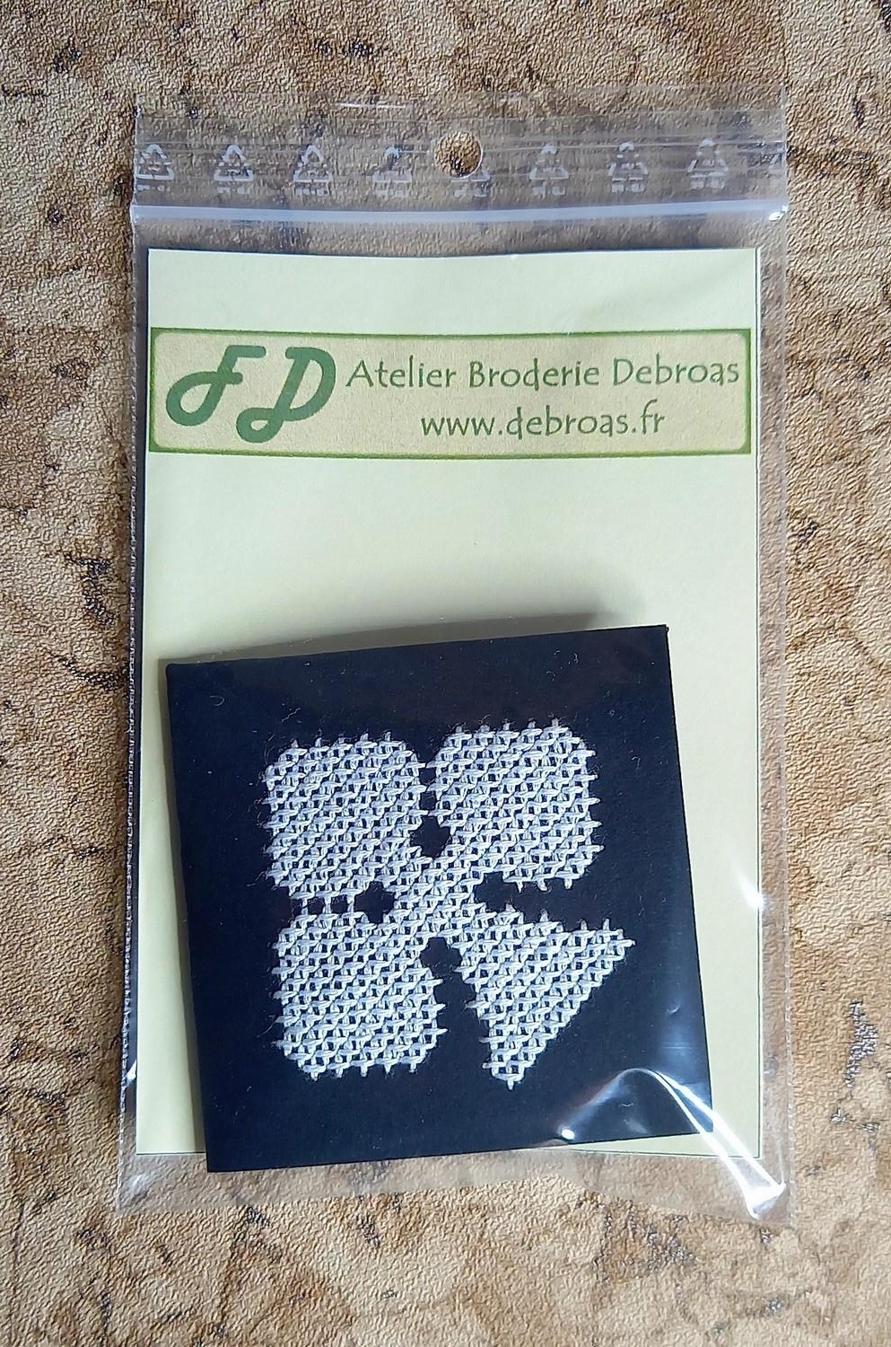 Marque page trefle sachet 1