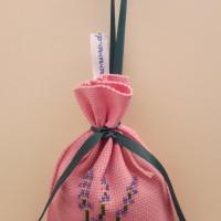 Sachet lavande lavande toile rose