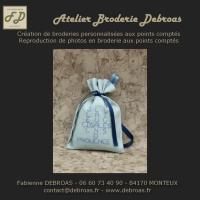 Slmot5018 sachet mots croises toile bleue