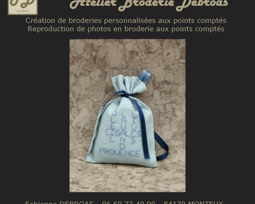 Slmot5018 sachet mots croises toile bleue