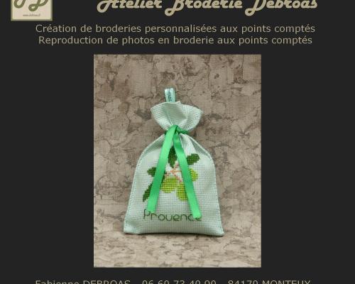 Slolv611 sachet olives vertes toile verte 1